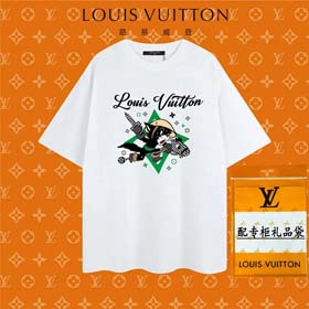 Louis Vuitton LV round neck pullover printed short sleeve men's T-shirt（15 styles)-1816  