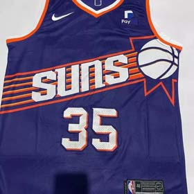 NBA Durant loose breathable purple sleeveless basketball vest jersey-1948  