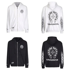 Chrome Hearts CH Sanskrit Horseshoe Cardigan Hoodie-4474  